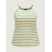 Cotton Stretchy Striped Print Tank Top