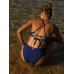 Navy Ribbed Bikini Bottom Navy Ribbed Bikini Bottom