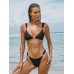 Black Gold-Accented Bikini Top Black Gold-Accented Bikini Top