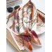 100% Mulberry Silk Printed Square Shawl Scarf 88*88cm
