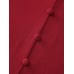 Elastic Button Detail Fitted Tank Top
