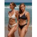 Off White Twist Backless Bikini Top Off White Twist Backless Bikini Top