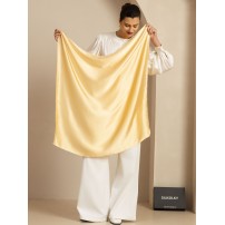 Pure Silk Classic  Elegant Square Scarf - Size 90x90cm