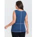 Color Contrast Edges Tank Top