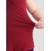 Elastic Button Detail Fitted Tank Top