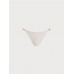 Off White Gold-Accented Bikini Bottom