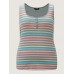 Supersoft Colorful Stripes Scoop Neck Tank Top