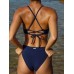 Navy Ribbed Bikini Bottom Navy Ribbed Bikini Bottom