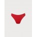 Red Solid Low Waisted Bikini Bottom Red Solid Low Waisted Bikini Bottom