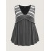 Lace Trim V-Neck Tank Top