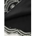 Cotton Monochrome Floral Embroidered Tank Top