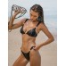 Black Gold-Accented Bikini Bottom Black Gold-Accented Bikini Bottom