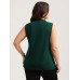 Knotted Neckline Fitted Sleeveless Blouse Knotted Neckline Fitted Sleeveless Blouse