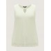 Keyhole Neckline Plain Textured Tank Top