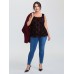 Floral Lace Scoop Neck Tank Top