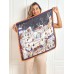 Pure Silk Scenery Pattern Square Scarf 68x68cm/26.8