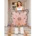 100% Mulberry Silk Printed Square Shawl Scarf 88*88cm