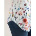 Blooming Flowers Print Stretchy Vest