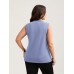 Knotted Neckline Fitted Sleeveless Blouse Knotted Neckline Fitted Sleeveless Blouse