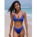 Blue Solid Bikini Bottom Blue Solid Bikini Bottom