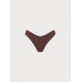 Dark Coffee V Cut Full Coverage Bikini Bottom Dark Coffee V Cut Full Coverage Bikini Bottom