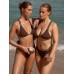 Dark Coffee Strappy Bikini Top Dark Coffee Strappy Bikini Top