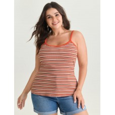 Supersoft Striped Pattern Tank Top