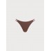 Dark Coffee Cutout Bikini Bottom Dark Coffee Cutout Bikini Bottom