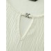 Keyhole Neckline Plain Textured Tank Top