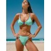 Blue Reversible X Cross Bikini Top Blue Reversible X Cross Bikini Top