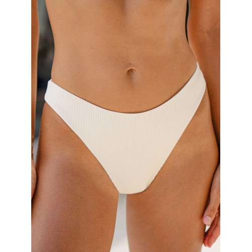 Off White Solid Bikini Bottom Off White Solid Bikini Bottom