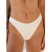 Off White Solid Bikini Bottom Off White Solid Bikini Bottom