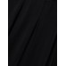 Embroidered Neckline Pleated Front Panel Tank Top