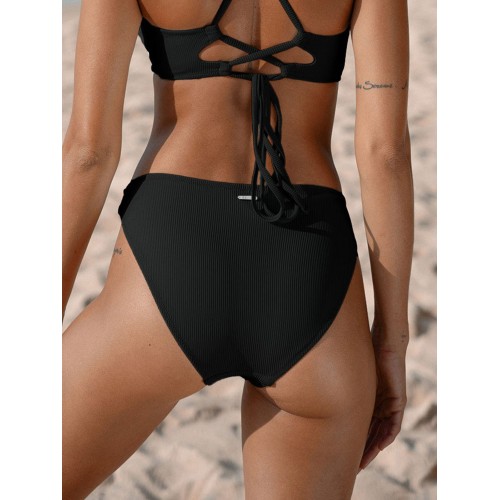 Black Full Coverage Bikini Bottom Black Full Coverage Bikini Bottom