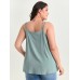 Lace Trim V-Neck Tank Top