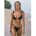 Black Gold-Accented Bikini Bottom Black Gold-Accented Bikini Bottom
