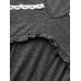 Lace Trim V-Neck Tank Top