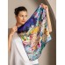 Pure Silk Printed Square Scarf 53*53 cm