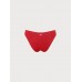 Red Solid Low Waisted Bikini Bottom Red Solid Low Waisted Bikini Bottom