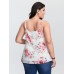 Romantic Floral Print Cami Tank Top