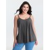 Supersoft Stretchy Pleated Tank Top