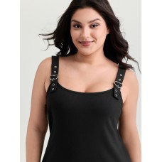 Supersoft Adjustable Shoulder Strap Plain Tank Top