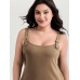 Supersoft Adjustable Shoulder Strap Plain Tank Top Supersoft Adjustable Shoulder Strap Plain Tank Top