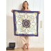 100% Mulberry Silk Printed Square Shawl Scarf 88*88cm