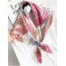 100% Mulberry Silk Printed Square Shawl Scarf 88*88cm