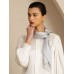 Pure Silk Classic  Elegant Square Scarf - Size 90x90cm