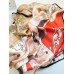 Elegant Florals Silk Square Scarf 88x88cm