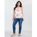 Romantic Floral Print Cami Tank Top
