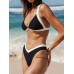 Contrast Trim V-Cut Bikini Bottom Contrast Trim V-Cut Bikini Bottom