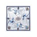 100% Mulberry Silk Printed Square Shawl Scarf 88*88cm